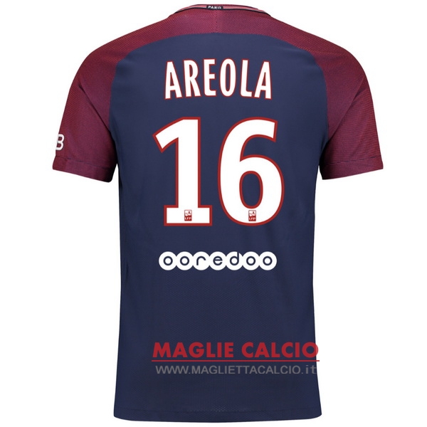 nuova maglietta paris saint germain 2017-2018 areola 16 prima